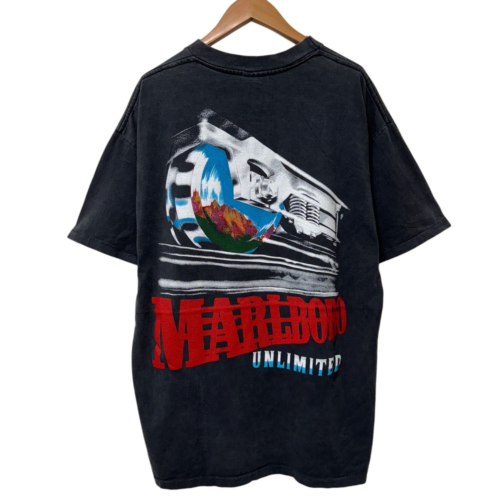 マルボロ Tシャツ XLサイズ ブラック USA製 90s タルテックス