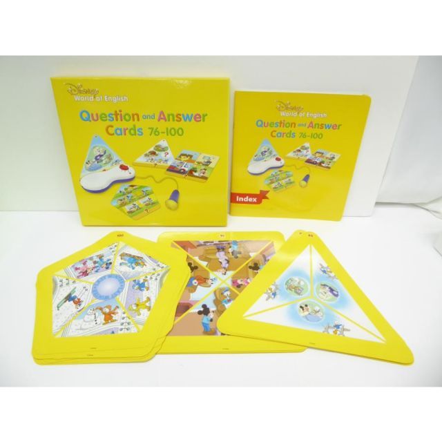 DWE最新版　Question and Answer Cards DWE ディズニー英語システム 最新版 Question and Answer Cards