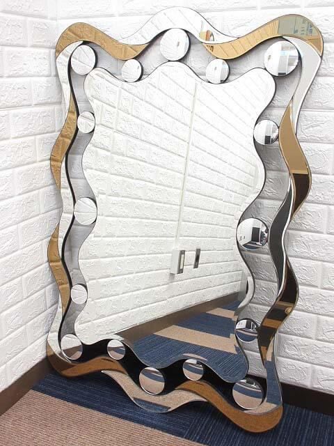 シルバー 長方形 壁掛け鏡 約90cm x 60cm 楽天市場】≪2026年2月頃再