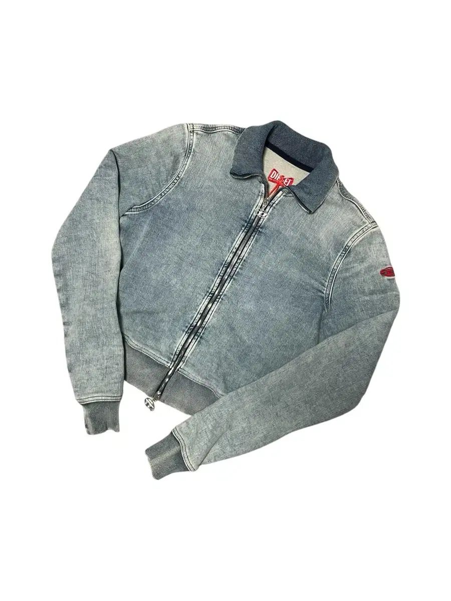 DIESEL ディーゼル レディース デニム 2Way トラック クロップド ジャケット