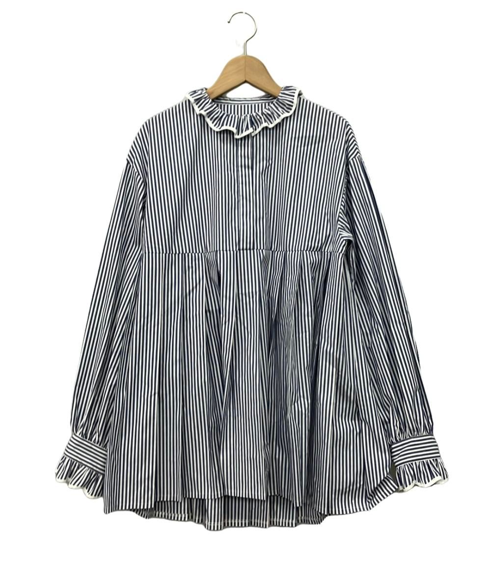 美品 ロージーモンスター 長袖シャツ ストライプ レディース
