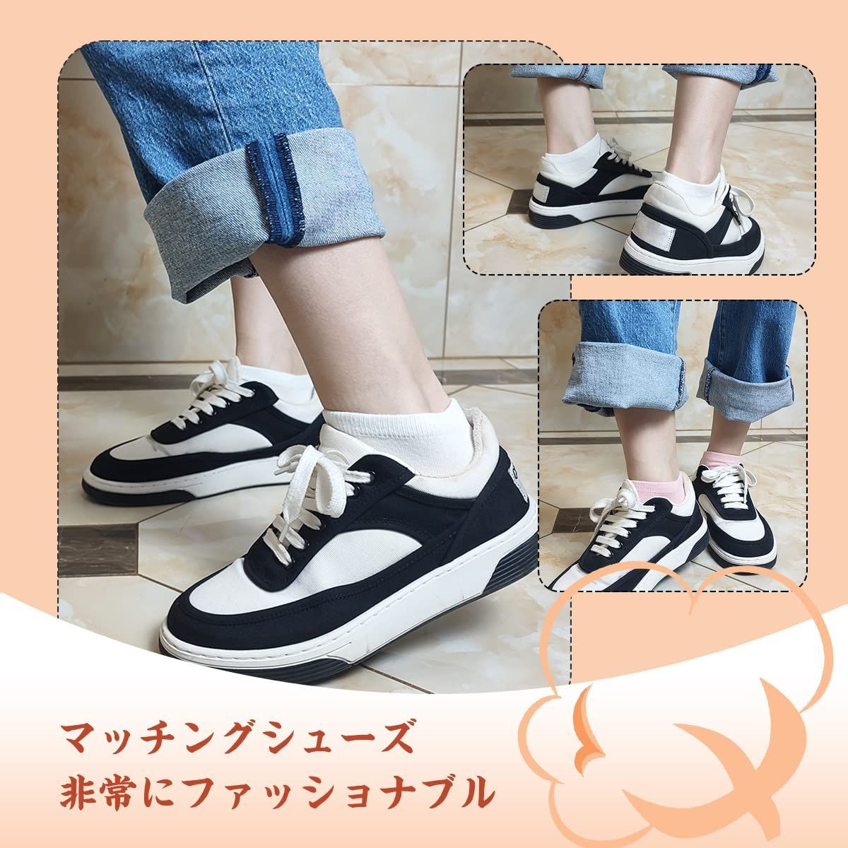  靴下 レディース くつした おしゃれ くるぶし 抗菌 防臭 綿 6 8足組 SijiRuge 22 25㎝ セット カラフル 女性靴下 無地 ショートソックス 通学 くつ下 通気性 吸汗 靴下 アウトドアウェア小物