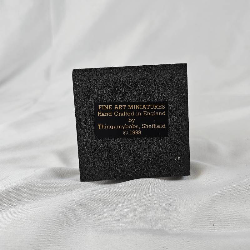 訳あり】1988年製 英国ヴィンテージ ファインアートミニチュア