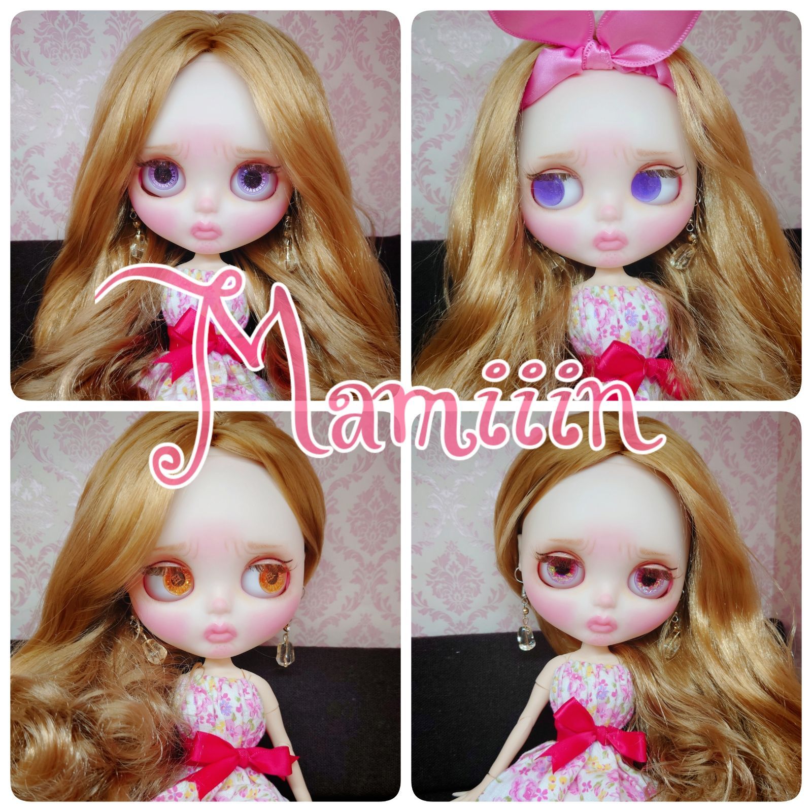 【＊Mamiiin＊】カスタムアイシードール本体　ブラウングラデ【N】No.2 Mamiiin＊】カスタムアイシードール本体 ブラウングラデ【N】No