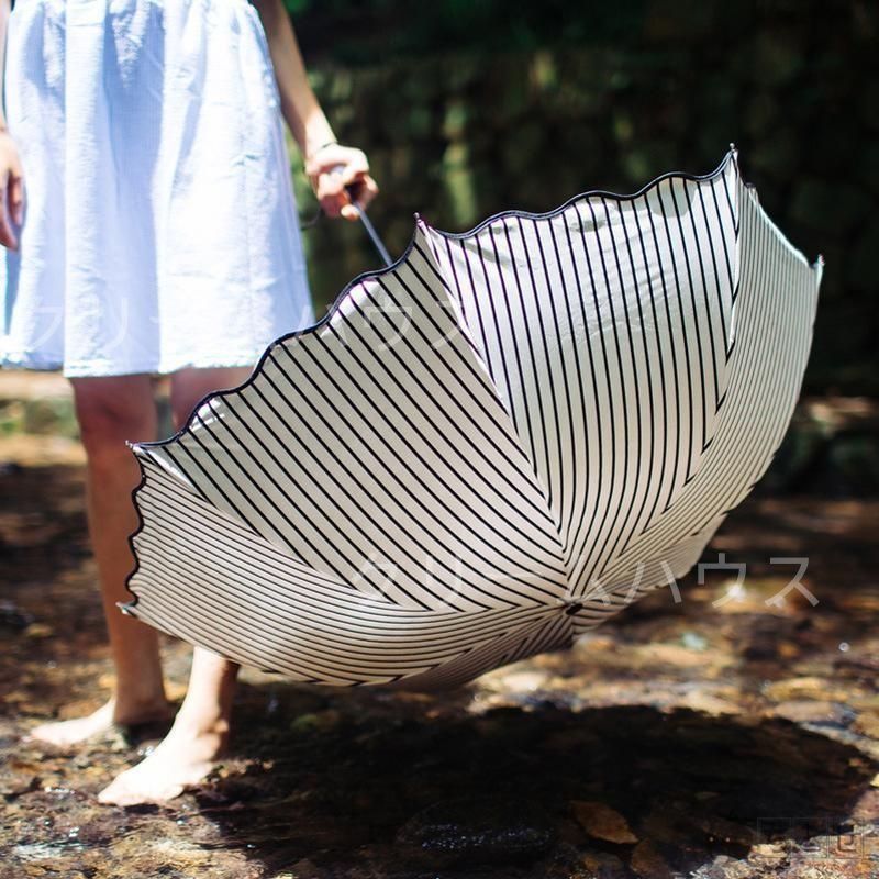 新品?未使用】 サンバリア 日傘 晴雨兼用 3つ折り 軽量 UVカット