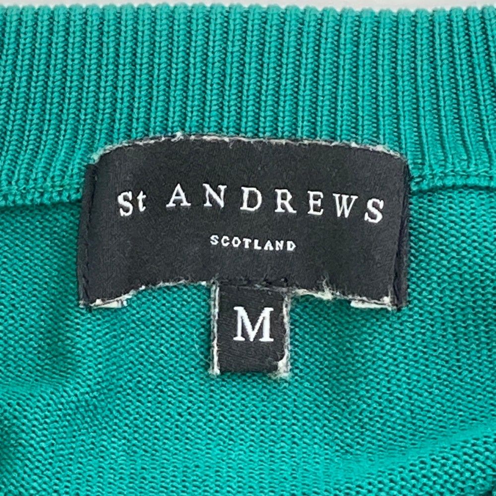 サイズ：M ST ANDREWS セントアンドリュース  長袖ニット セーター  グリーン系 [240101219624] ゴルフウェア メンズ ストスト