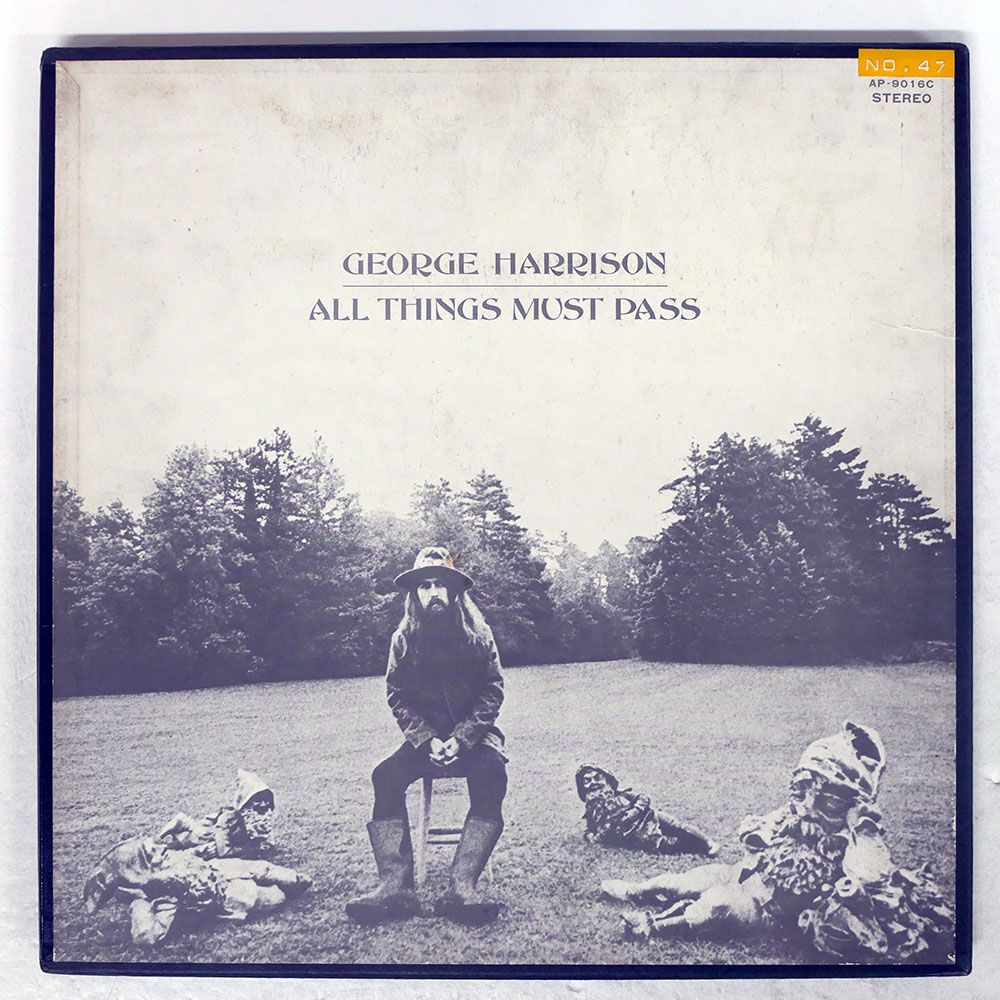 国内盤　GEOGE HARRISON レコード　ポスター付き 国内盤 GEORGE HARRISON/ALL THINGS MUST PASS/APPLE AP9016C LP
