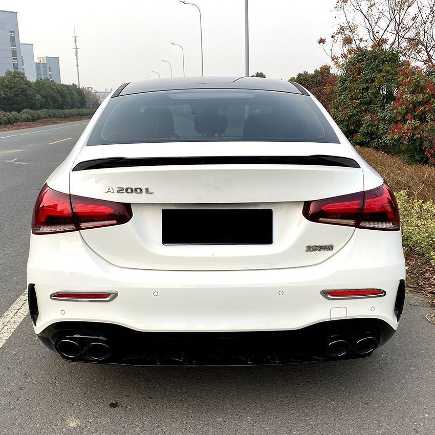 メルセデス?ベンツ Aクラス W177 A180|A200|A35 AMG 2019年以降対応 リアスポイラー リアウイング エアロパーツ ABS製 外装ドレスアップ ピアノブラック|カーボン調 男女兼用LMQ433注目シリーズ