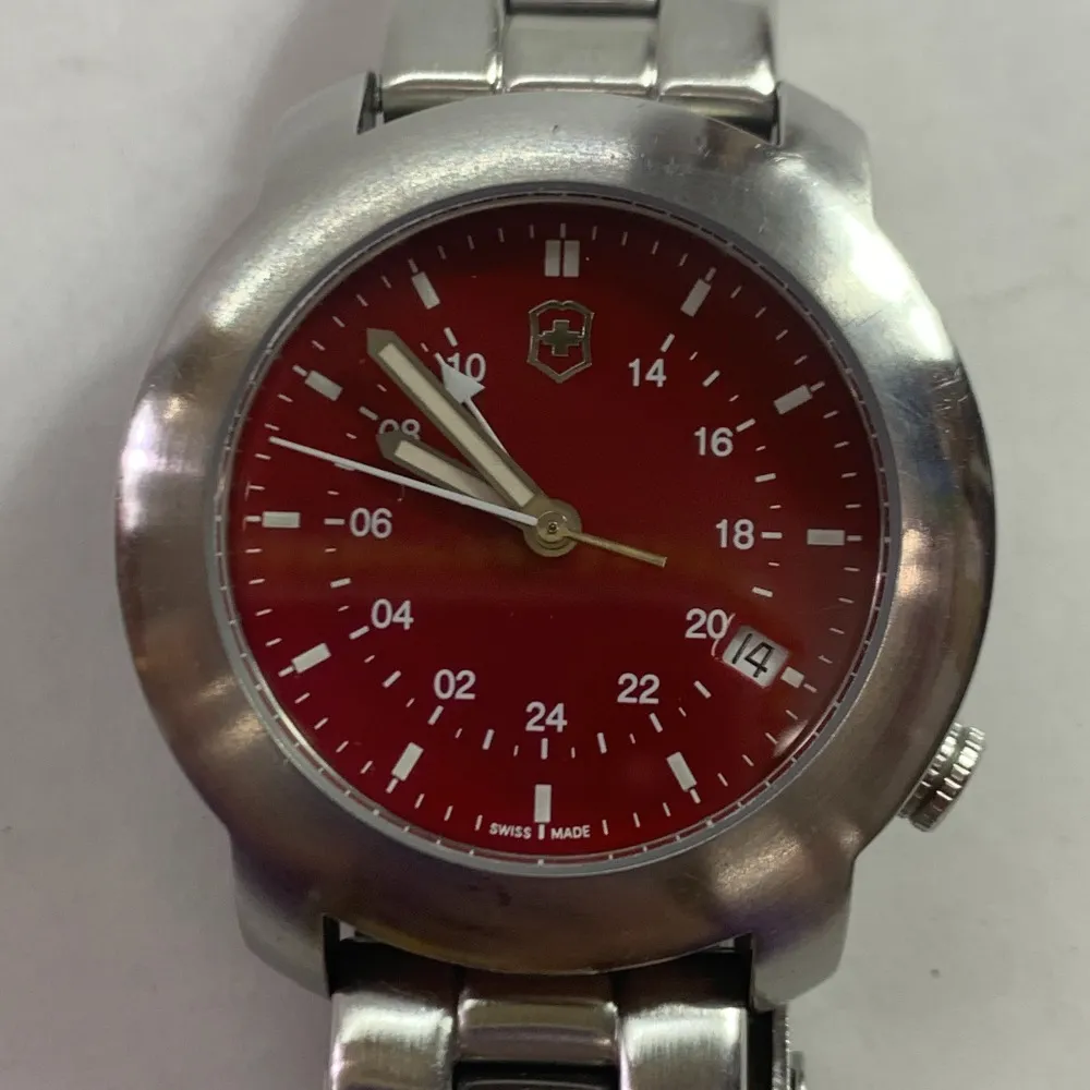 VICTORINOX ヴィクトリノックス V7-00 クォーツ 腕時計 VICTORINOX V7-00 BASIC Wristwatch Authentic Works Men 1908