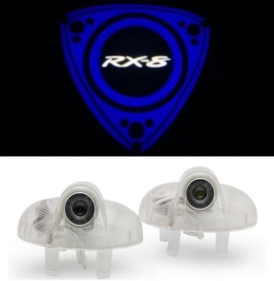 RX-8 ロゴ LED プロジェクター ドア カーテシ ランプ 純正交換タイプ マツダ スピード ロータリー MAZDA SPEED ライト エンブレム LOGO MPV