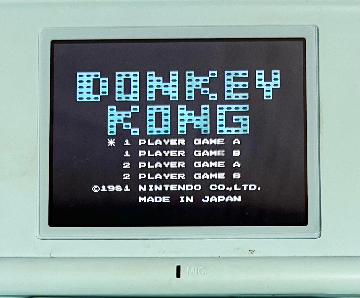 ファミコンミニ ドンキーコング