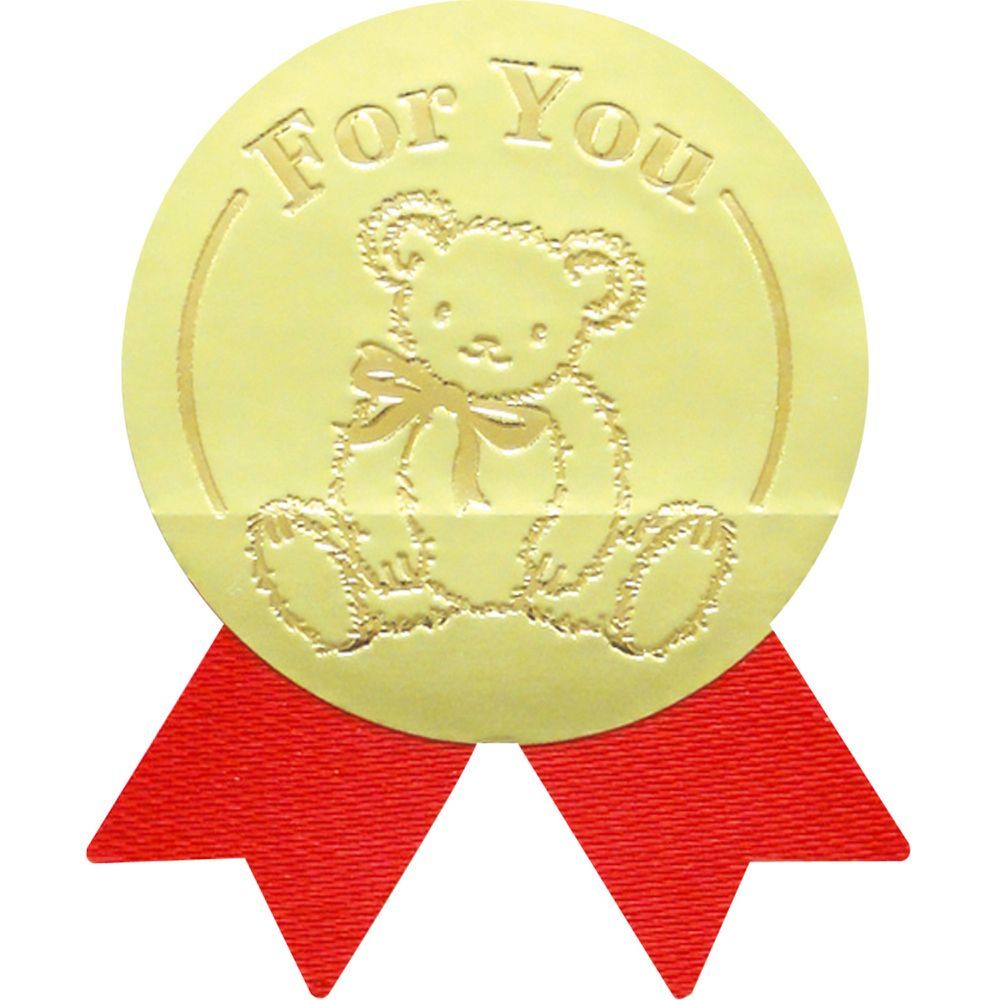 まとめ買い ササガワ ギフトシール For You 100片入 4片×25シート 22-4024 ×3セット
