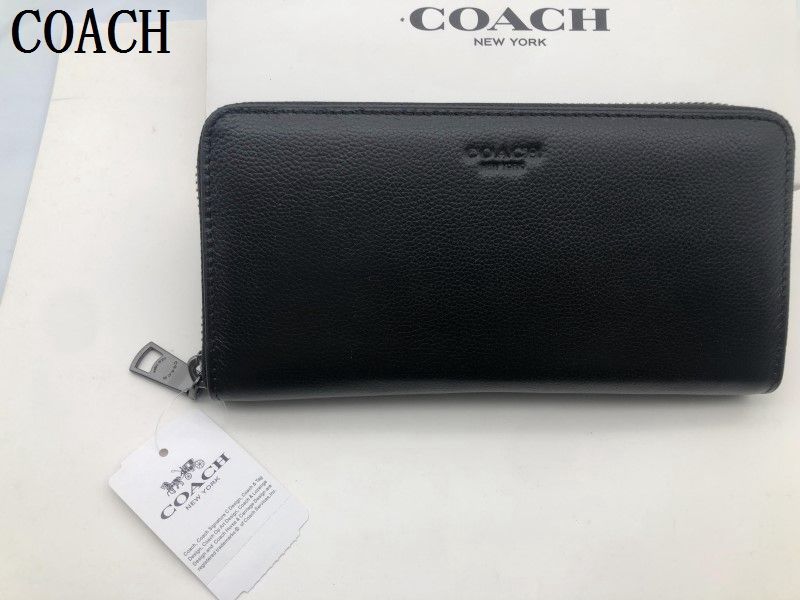 コーチ COACH 長財布 財布 シグネチャー アコーディオンラウンドジップウォレット メンズ財布 新品 未使用贈り物169C F58928  xj0001