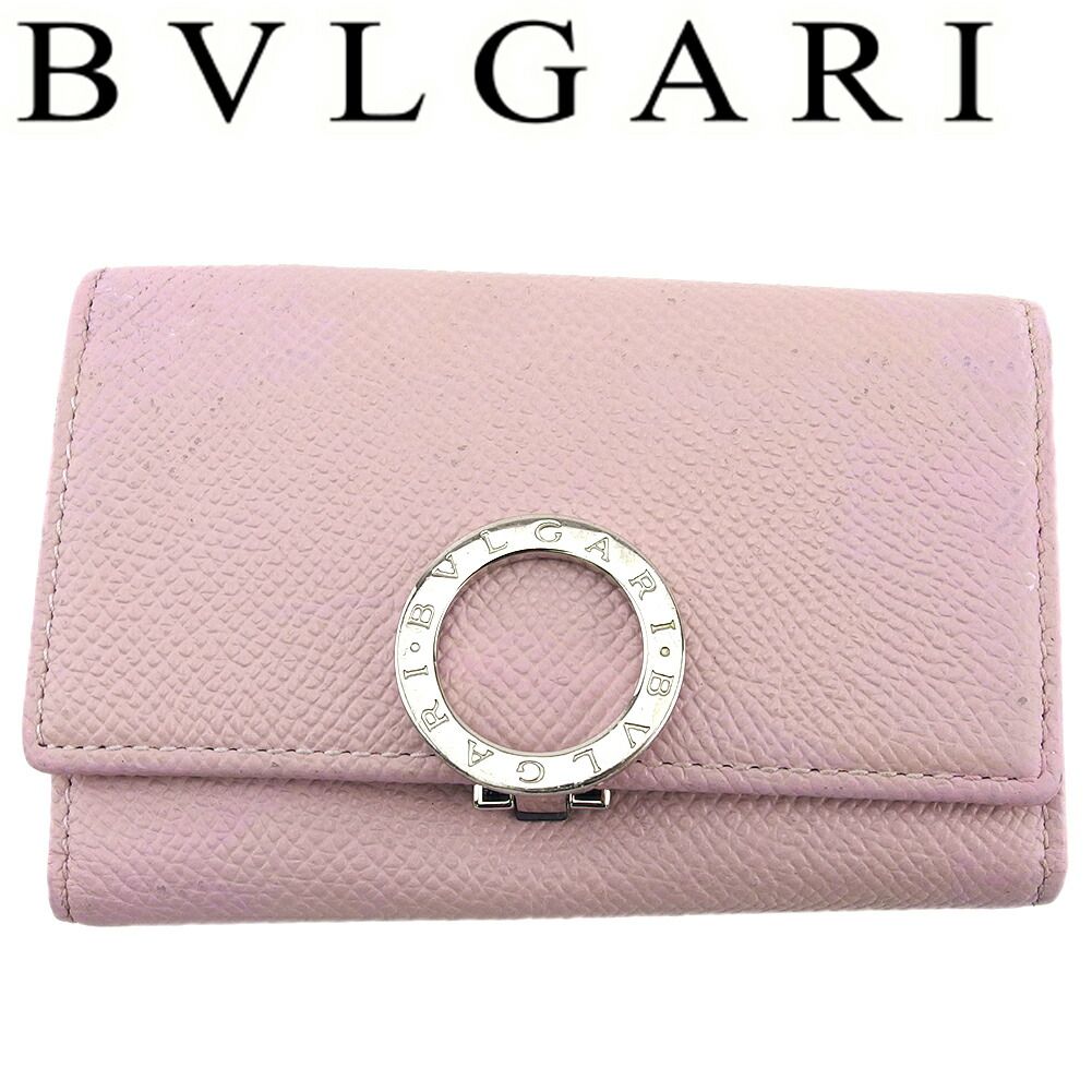 ブルガリ BVLGARI キーケース ブルガリブルガリ ピンク