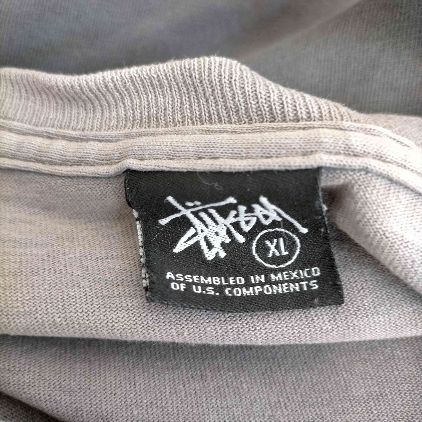 ステューシー Stussy 80s 黒タグ メキシコ製 両面ロゴプリント Tシャツ