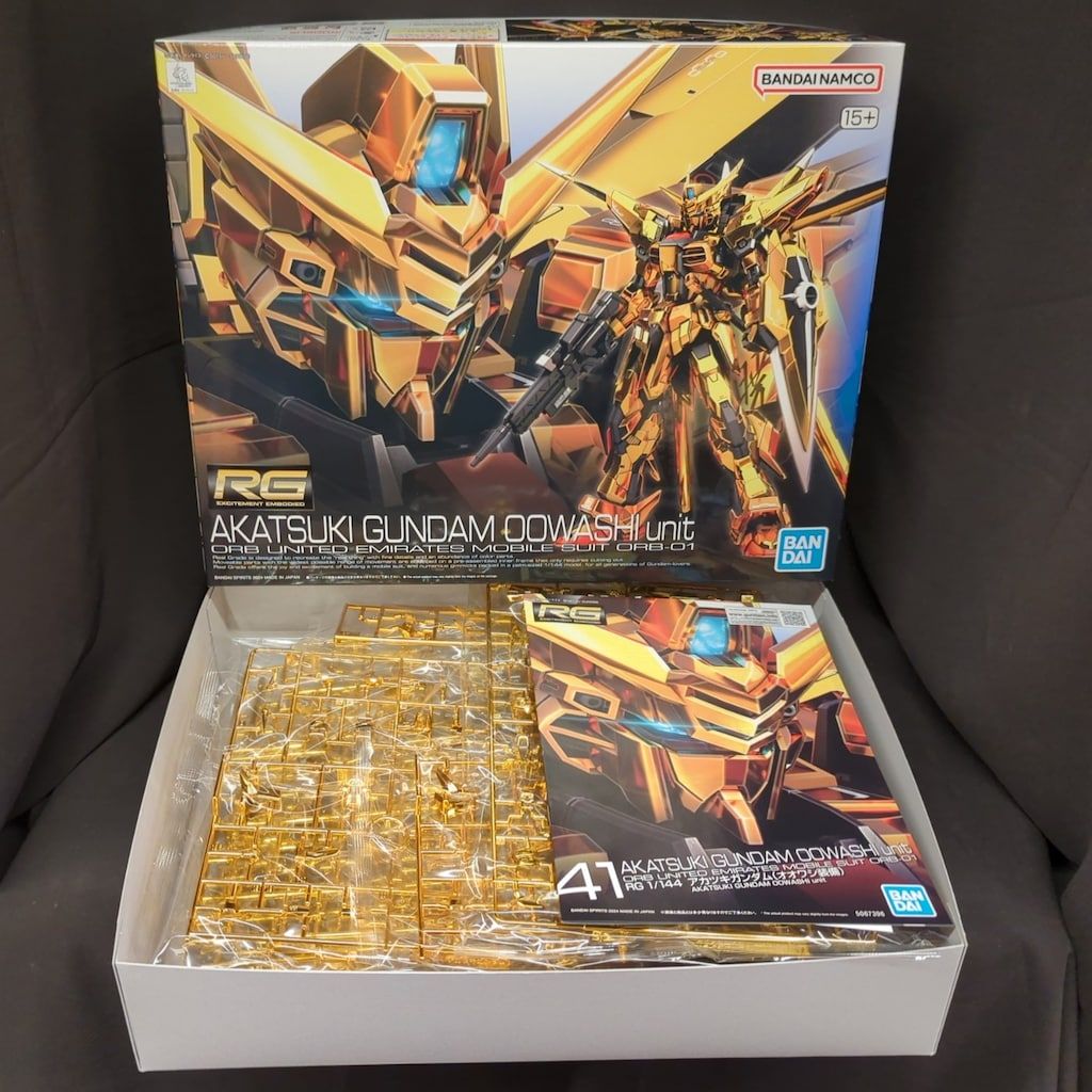 RG 1/144 アカツキガンダムOOWASH unit（RG 1/144 アカツキ