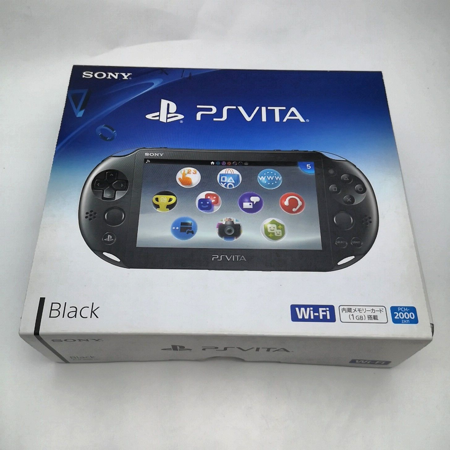 Playstation VITA pch-2000 ブラック 8Gカード＋強化ガラスシート