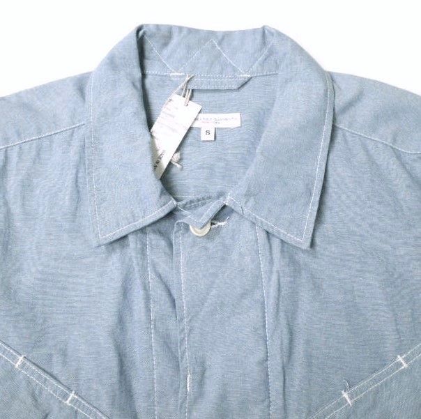 新品 Engineered Garments エンジニアードガーメンツ 22SS JUNGLE FATIGUE JACKET - COTTON  CHAMBRAY ジャングルファティーグジャケット コットンシャンブレー S LIGHT BLUE ミリタリー - メルカリ