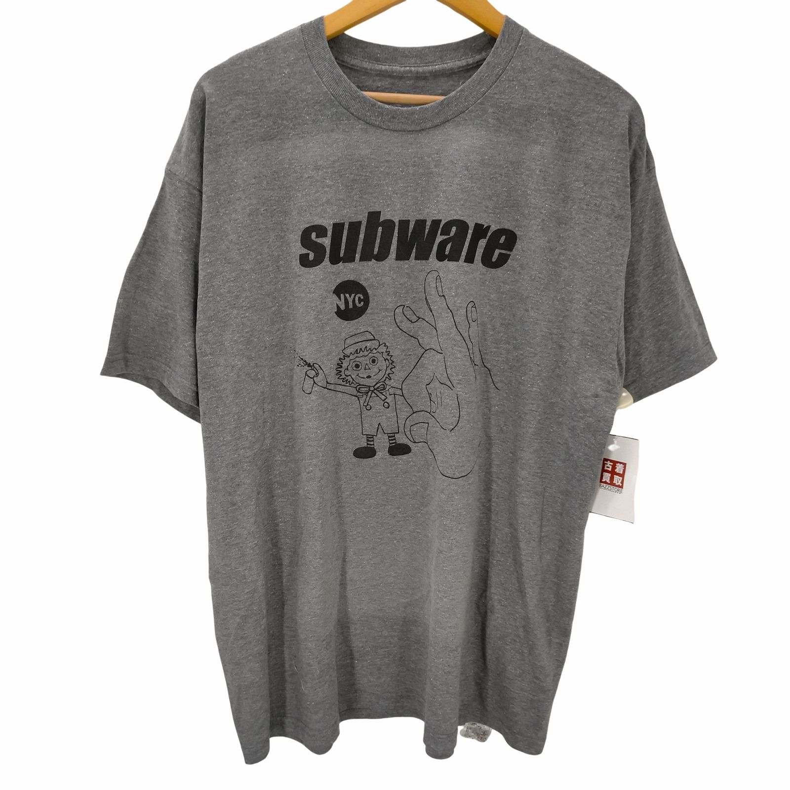 サブウェア SUBWARE プリントクルーネックTシャツ メンズ XL