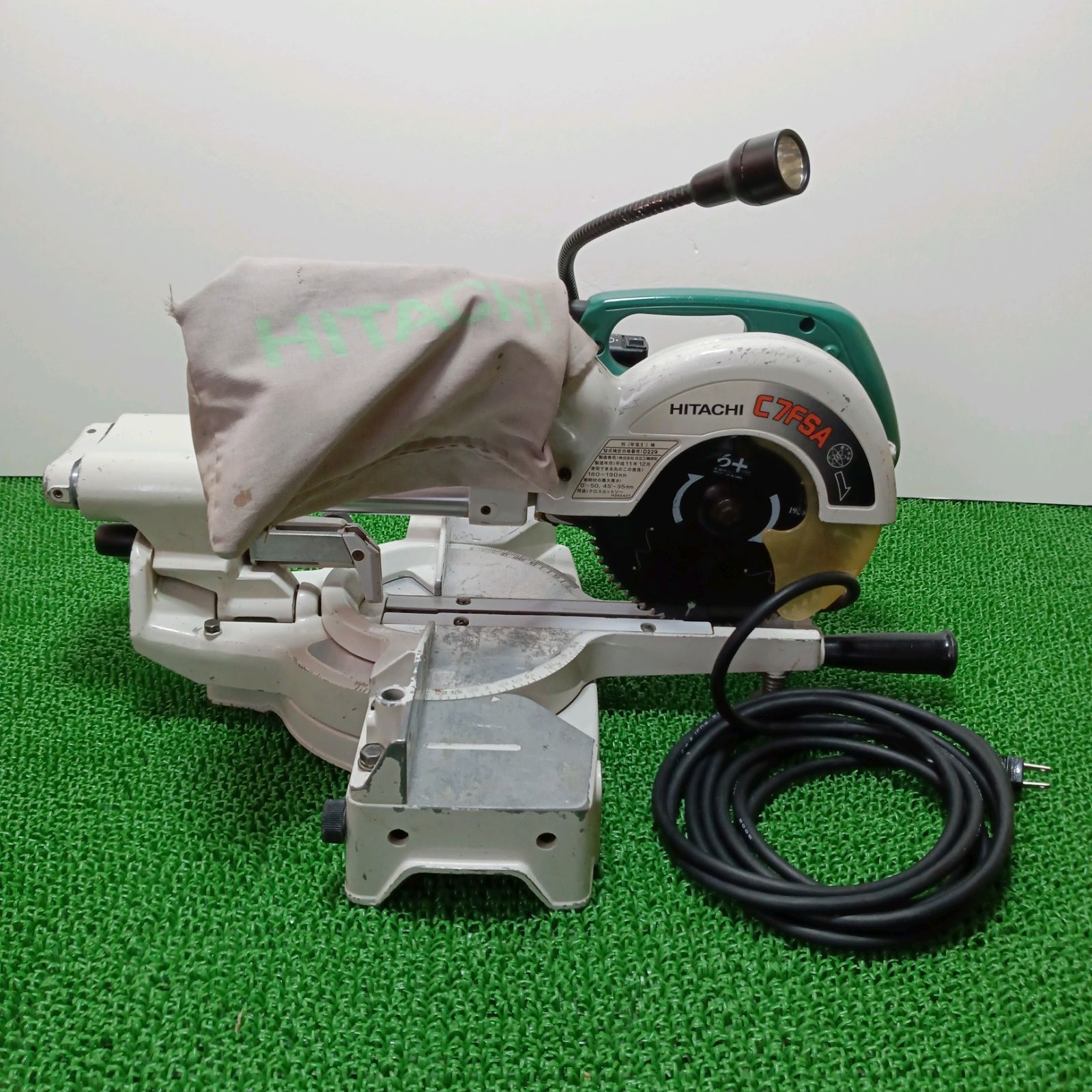 日立工機190mm卓上スライド丸のこC 7FSA（ジャンク品) - メルカリ