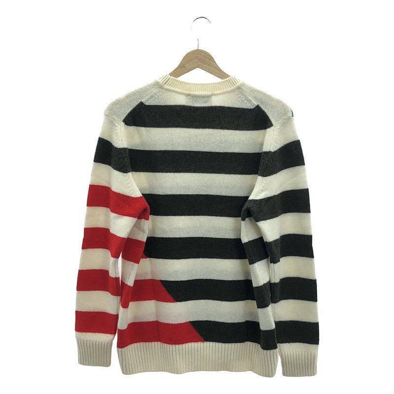 MAISON KITSUNE / メゾンキツネ | ウール ボーダー フォックスパッチ 