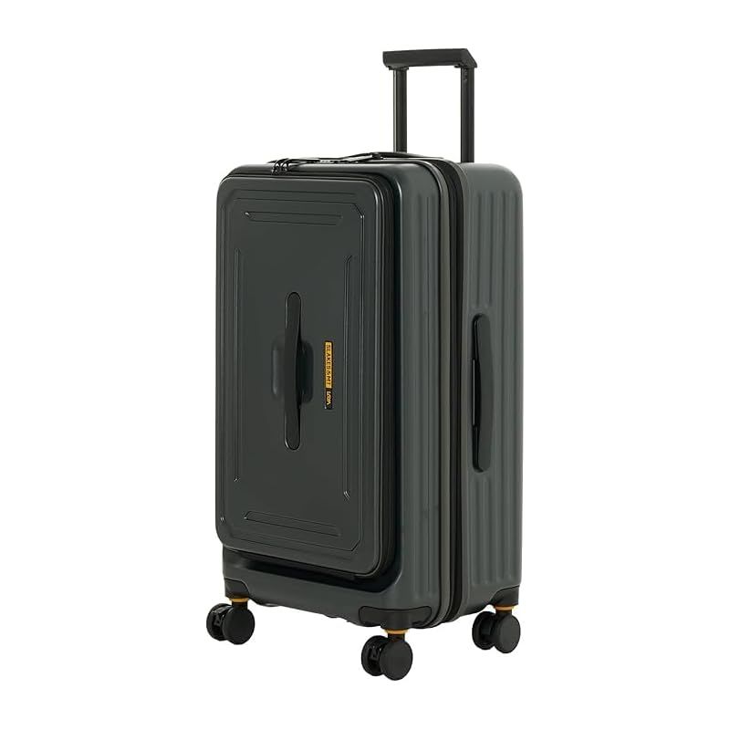 ファイブレイクス アンド エムティー キャリーケース フロントオープン トッパー付きキャスター 4.9kg ガンメタ 0