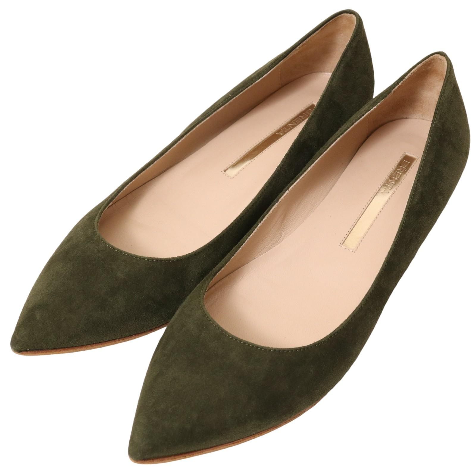 BRENTA ブレンタ フラット スエードシューズ＊