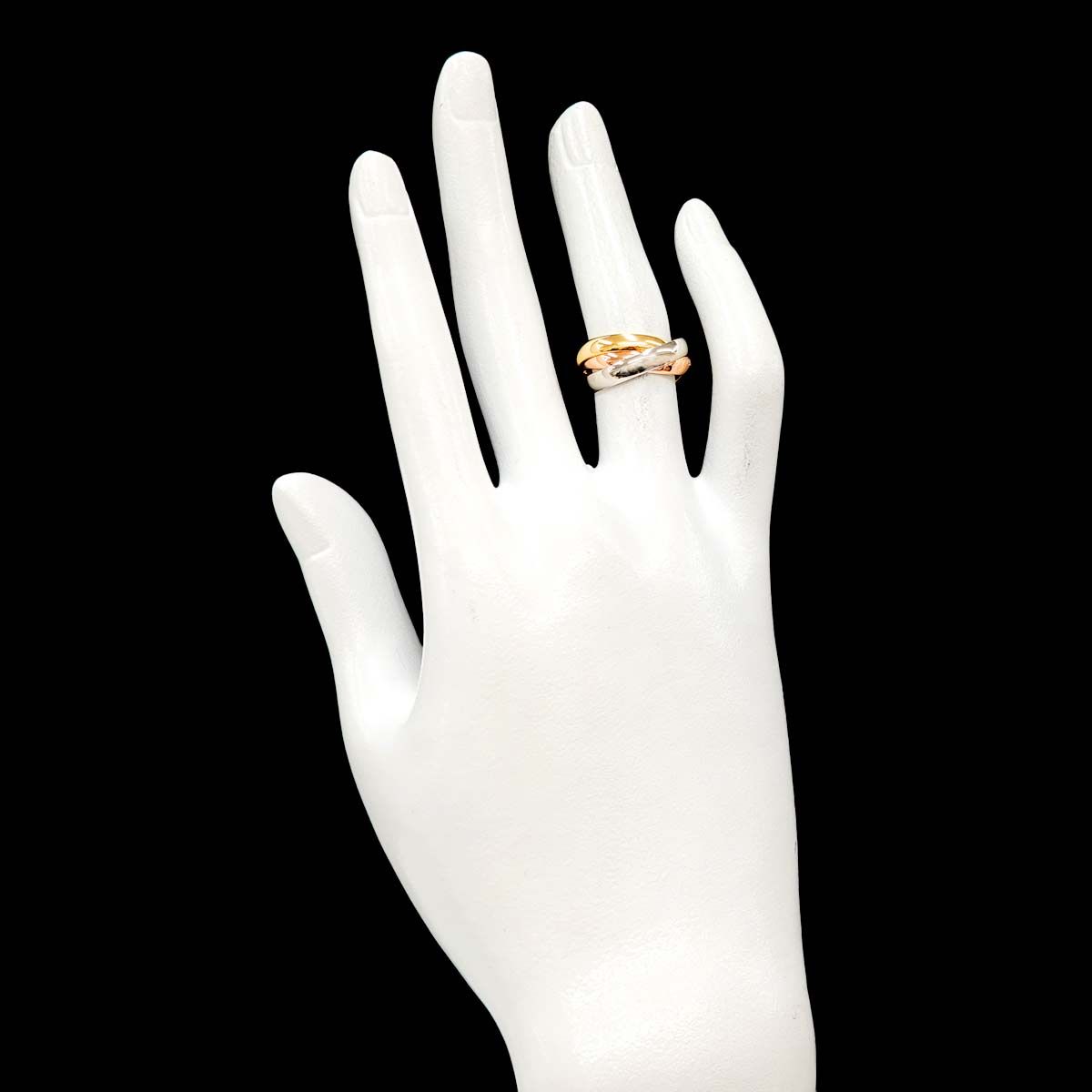 カルティエ Cartier トリニティ ミディアム MM #48 K18 YG WG PG