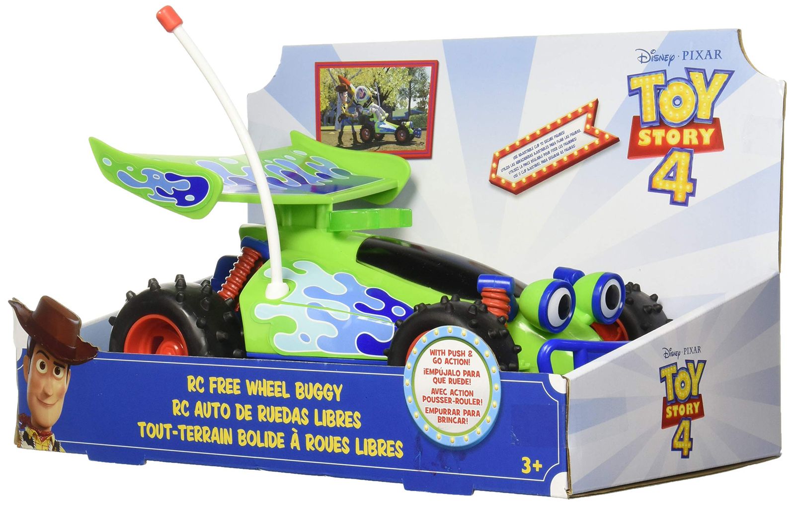 ディズニー ピクサー トイ ストーリー 4 フリーホイール バギーカー RC | Disney PIXAR 2019 TOY STORY 4 WHEEL BUGGY R|C 並行輸入品 最新 映画 人形 グッズ フィギュア