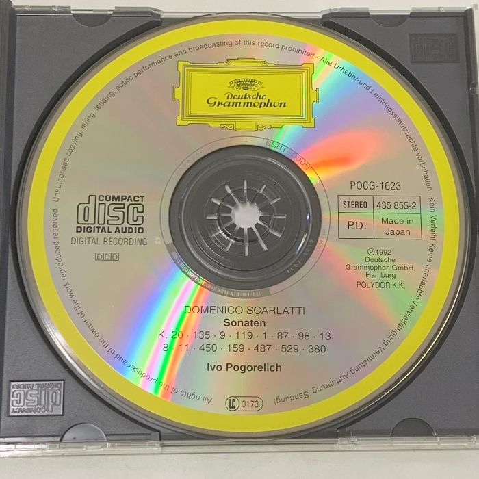 スカルラッティ ソナタ集 イーヴォ・ポゴレリチ (Pf) Deutsche Grammophon クラシック CD - メルカリ