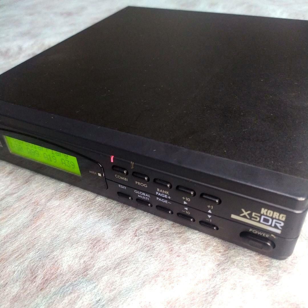 M1直系 音源モジュール KORG X5DR 完動品 取説・ACアダプタ付き