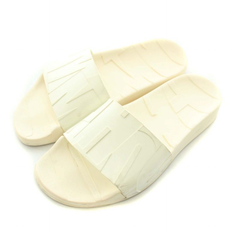ジミーチュウ JIMMY CHOO シャワーサンダル プール ロゴ 36 23cm 白 