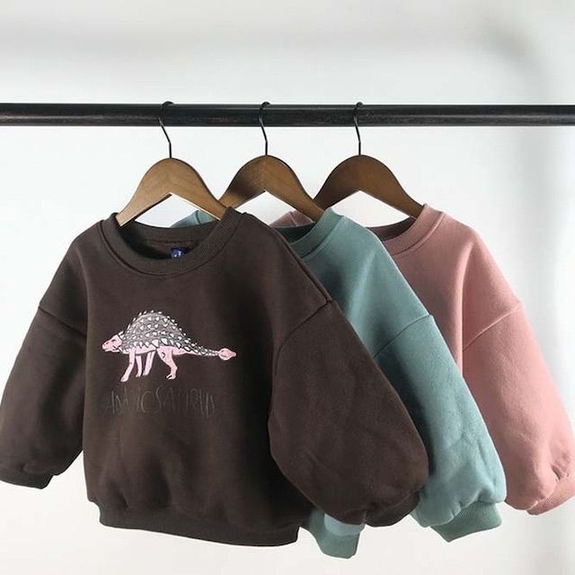 おしゃれ 新品 未使用 恐竜柄 トレーナー スウェット ベビー トップス Asiatech Co Id Asiatech Co Id