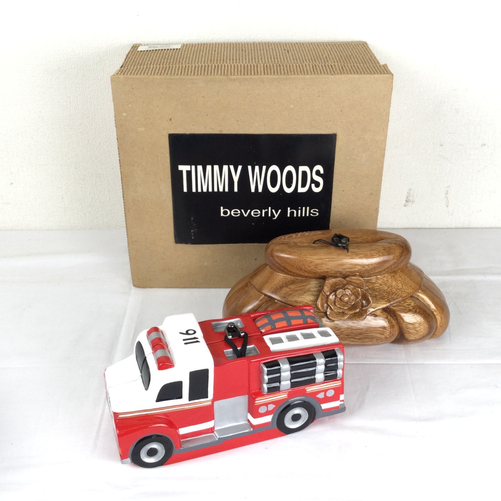 1312 TIMMY WOODS ティミーウッズ 車 花 フラワー スティック 木製 
