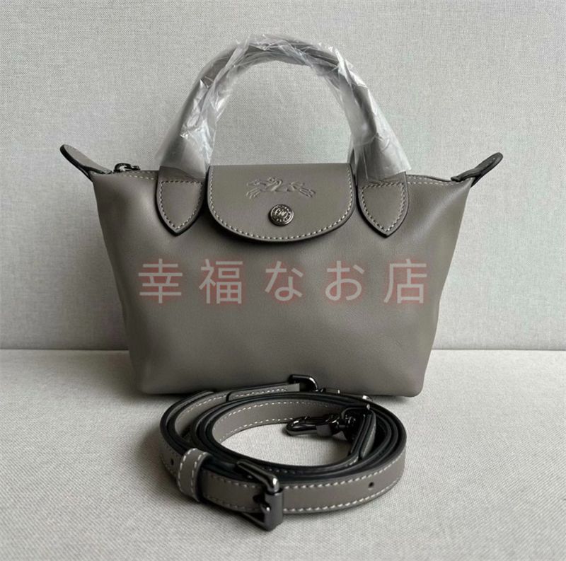 新品未使用 LONGCHAMP ロンシャン ハンドバッグ ショルダーバッグ プリアージュエクストラ 2WAY グレー - メルカリ