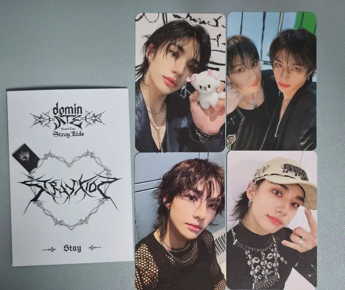 【雷市場（ポンジャン）商品韓国直送】 Stray Kids(ストレイキッズ・スキズ・SKZ) dominATE STAY ZONE ステイゾーン ヒョンジン(HYUNJIN) トレカ フォトカード トレカ パッケージ