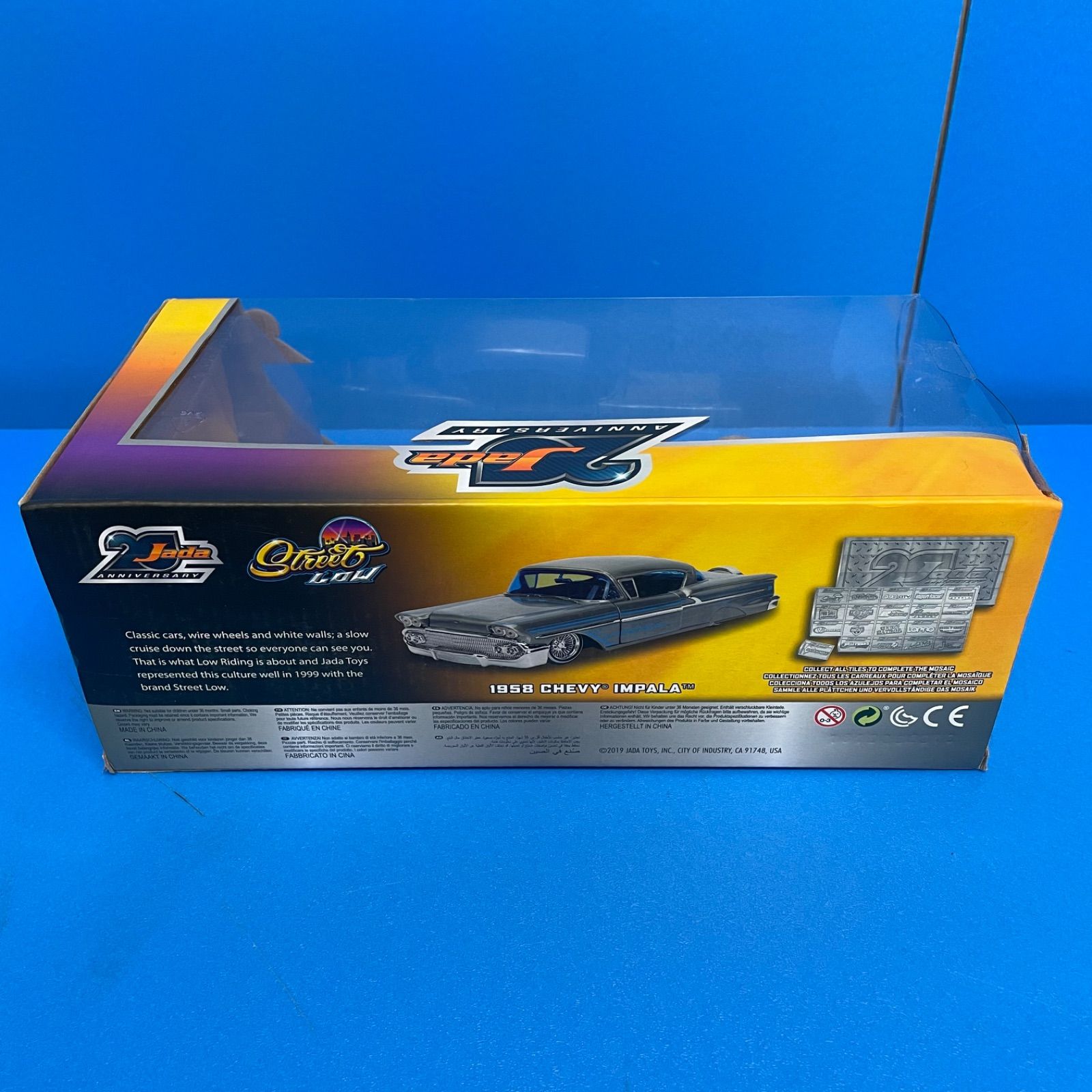 ミニカー JADA TOYS 1/24 1958 Chevy Impala Hardtop Jada-Toys-98919-1-isto-24-1958