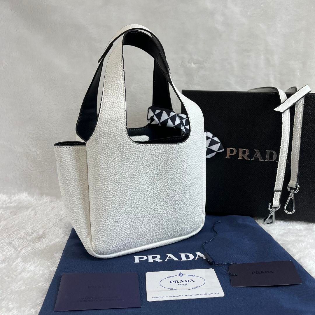 PRADA プラダ ヴィッテロダイノレザー ハンドバッグ ショルダーバッグ - メルカリ