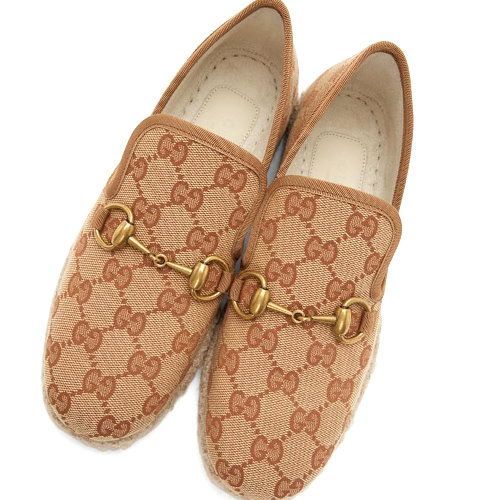 GUCCI グッチ スリッポン ベージュ 599446 HVK10 8370 - メルカリ