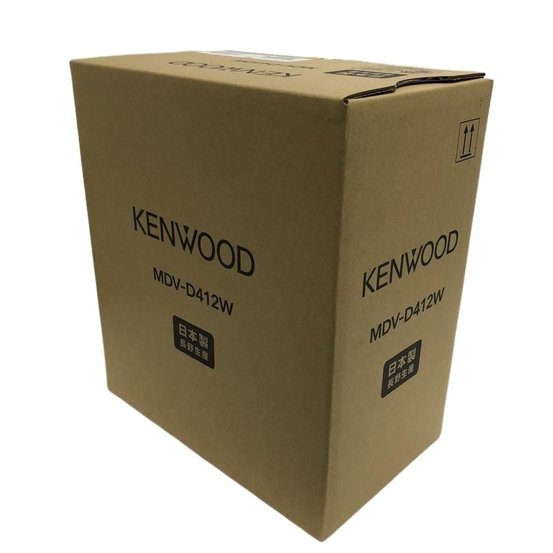 KENWOOD ケンウッド 7V型 カーナビ 200mmワイドモデル フルセグナビ MDV-D412W ブラック カー用品 製 22510K483