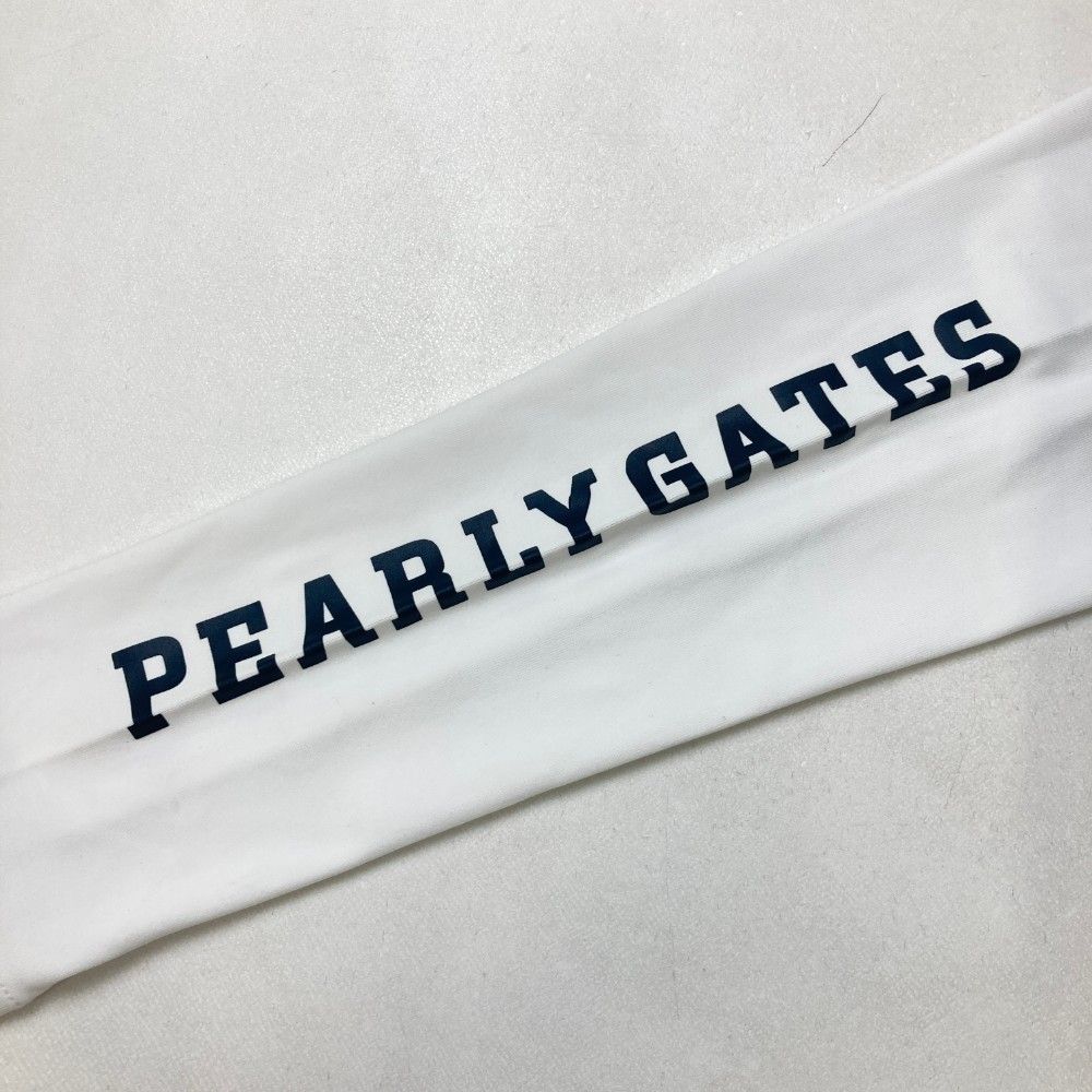 サイズ：0 PEARLY GATES パーリーゲイツ  長袖インナーTシャツ  ホワイト系 [240101430167] ゴルフウェア レディース ストスト PEARLY GATES パーリーゲイツ ハイネック 長袖 インナー Tシャツ