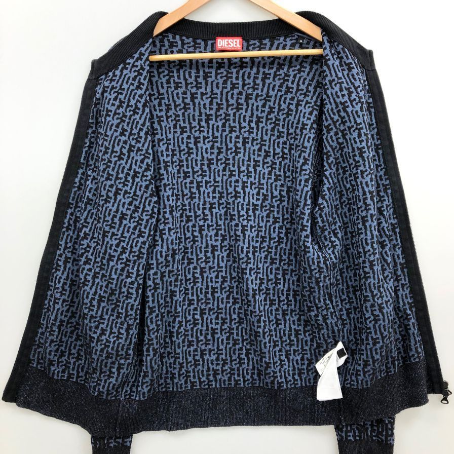 DIESEL ディーゼル　 k-obe-ZIP ジャガードジップニット　S 美品 DIESEL ディーゼル k-obe-ZIP ジャガードジップニット S