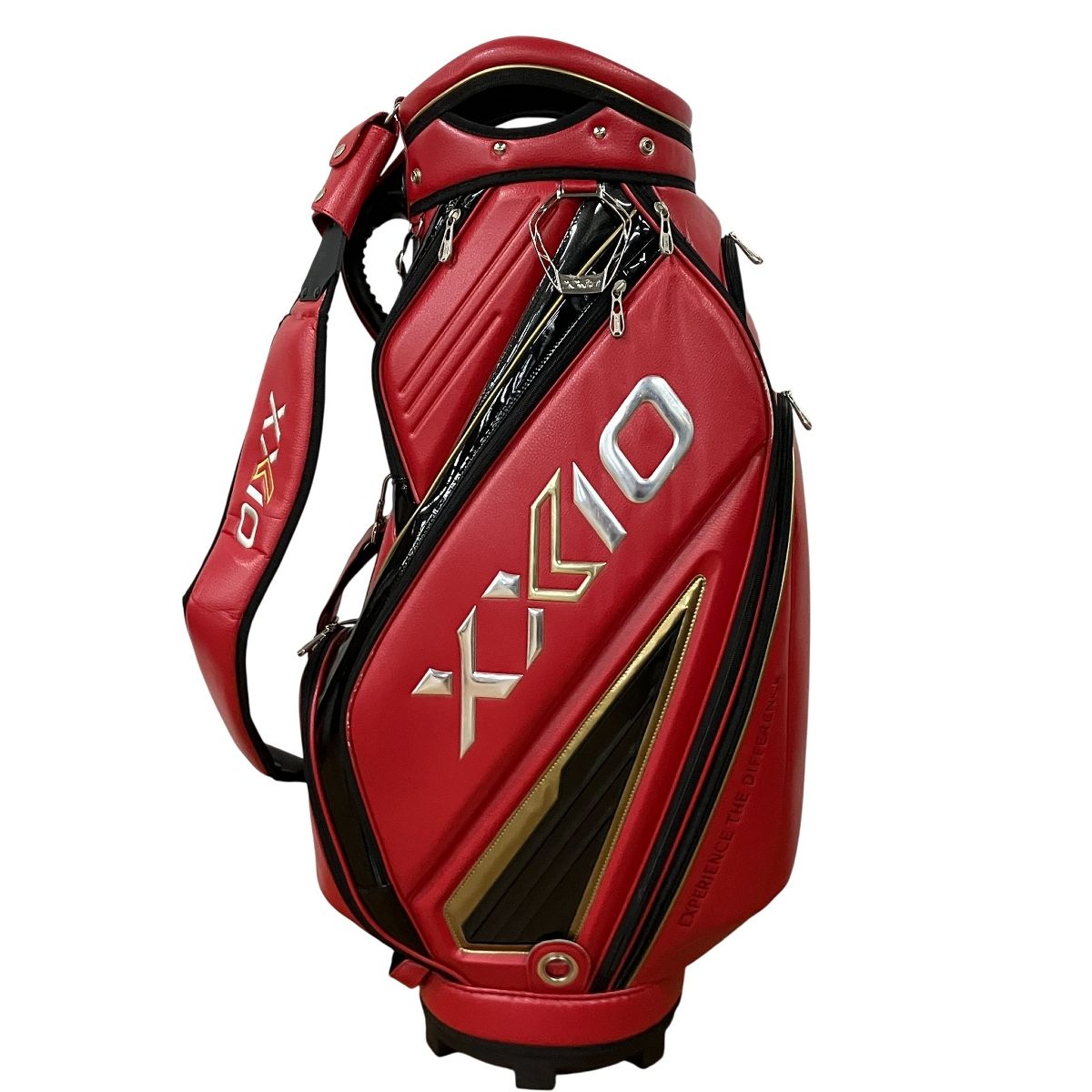 【極美品•最終値下げ‼️】XXIO　キャディバッグ　軽量タイプ　ダンロップ ダンロップ ゼクシオ 超軽量モデル キャディバッグ GGC-X161 2024年モデル 9.5型 2.2kg 2.4kg 男女兼用 軽量 カモ柄  千鳥柄 DUNLOP GOLF XXIO Caddy Bag 23wn