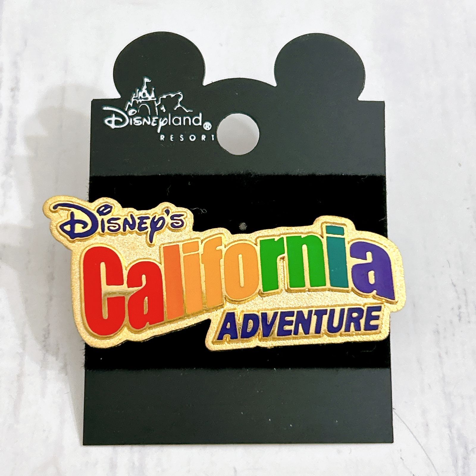 ディズニー　カリフォルニアアドベンチャー　Disney's California Adventure　台紙付き　レア