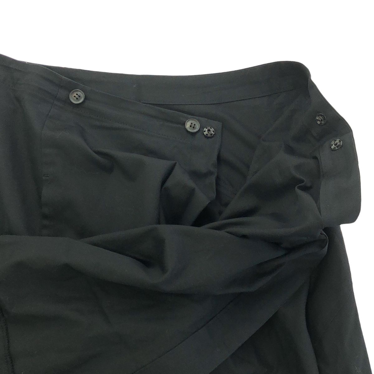 Yohji Yamamoto FEMME ヨウジヤマモト ファム コットンラップスカート  