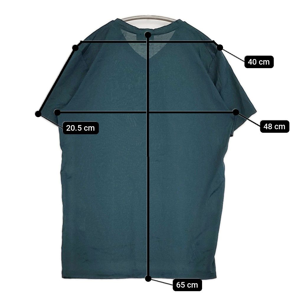 【タグ付き新品未使用】JIL SANDER カーキ Tシャツ 半袖 JIL SANDER 709002 MF245008 サイズM Vネック 半袖Tシャツ