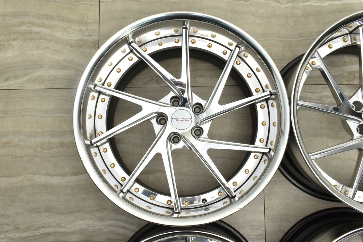 3ピース 鍛造 ハイパーフォージド HFDIC 20in 10J -20 21in 12.5J ±0 PCD120 4本 シボレー カマロ コルベット BMW M6 F06 カスタム TRITUETUBI_COM