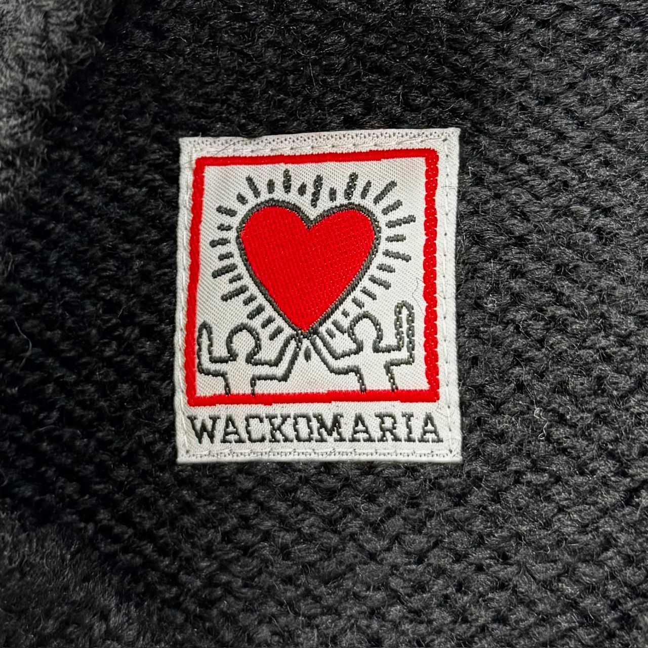 美品　WACKO Maria × Keith Haring セーター　24aw 参考上代42900円 WACKO MARIA × KEITH HARING 24AW CREW NECK SWEATER