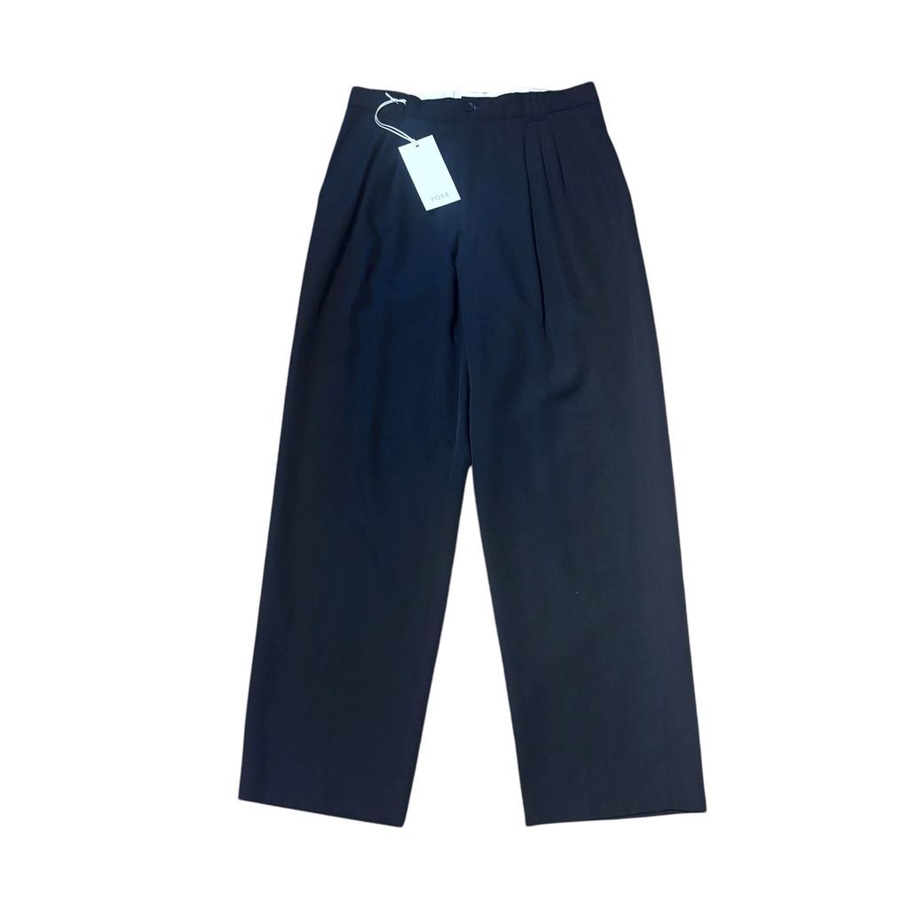 YOKE ヨーク 23AW 3Pleated Wide Trousers スラックス YK23FWO523P ブラック size 3 代官山A10