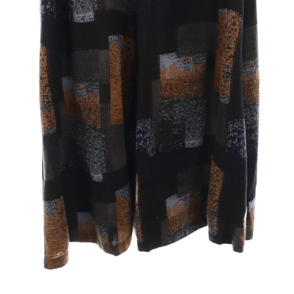 イッセイミヤケ ISSEY MIYAKE HaaT 総柄フレアスカート マキシ